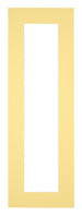 Passe Partout 20x60cm Karton Geel Rand 5cm Recht Voorzijde | Yourdecoration.be