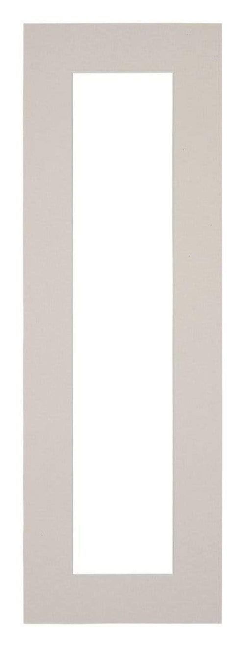 Passe Partout 20x60cm Karton Grijs Graniet Rand 5cm Recht Voorzijde | Yourdecoration.be