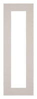Passe Partout 20x60cm Karton Grijs Graniet Rand 5cm Recht Voorzijde | Yourdecoration.be