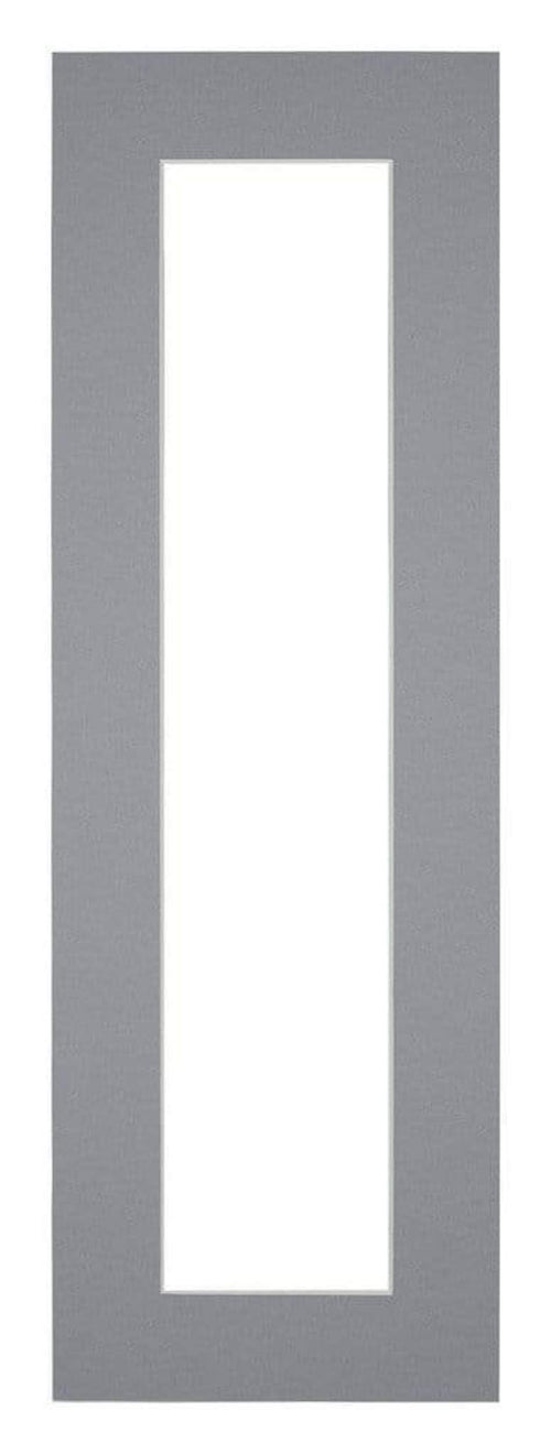 Passe Partout 20x60cm Karton Grijs Rand 5cm Recht Voorzijde | Yourdecoration.be