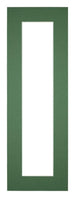 Passe Partout 20x60cm Karton Groen Bos Rand 5cm Recht Voorzijde | Yourdecoration.be
