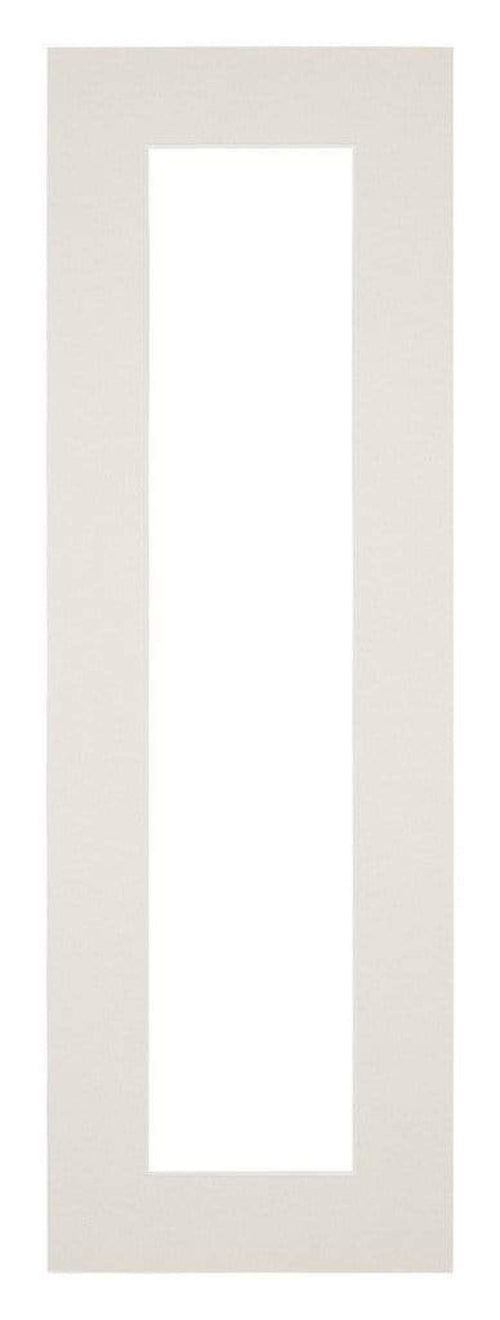 Passe Partout 20x60cm Karton Lichtgrijs Rand 5cm Recht Voorzijde | Yourdecoration.be