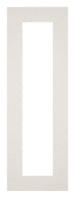 Passe Partout 20x60cm Karton Lichtgrijs Rand 5cm Recht Voorzijde | Yourdecoration.be