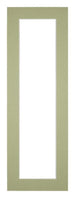 Passe Partout 20x60cm Karton Mintgroen Rand 4cm Recht Voorzijde | Yourdecoration.be