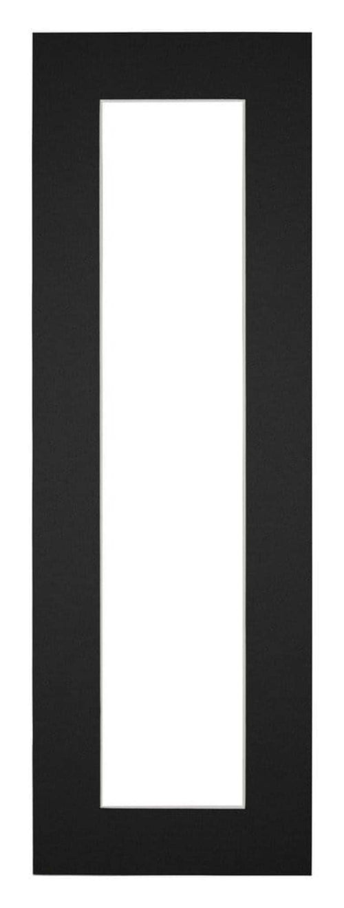 Passe Partout 20x60cm Karton Zwart Rand 5cm Recht Voorzijde | Yourdecoration.be