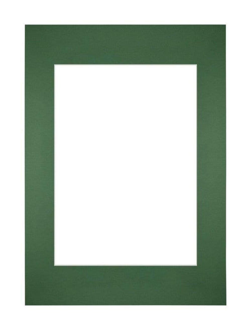 Passe Partout 21x29,7cm A4/A5 Karton Groen Bos Rand Recht   Voorzijde | Yourdecoration.be