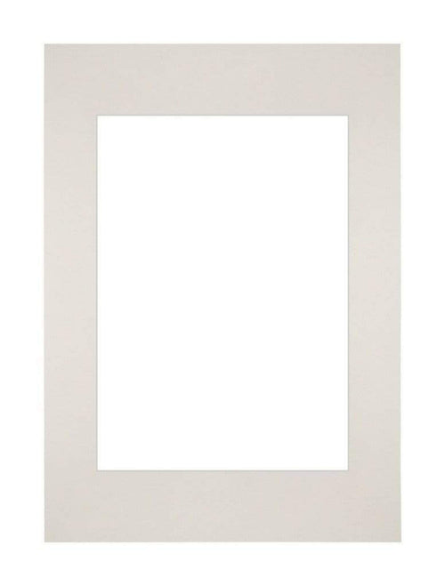 Passe Partout 21x29,7cm A4/A5 Karton Lichtgrijs Rand Recht Voorzijde | Yourdecoration.be