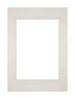 Passe Partout 21x29,7cm A4/A5 Karton Lichtgrijs Rand Recht Voorzijde | Yourdecoration.be