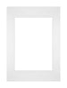 Passe Partout 21x29,7cm A4/A5 Karton Wit Rand Recht Voorzijde | Yourdecoration.be