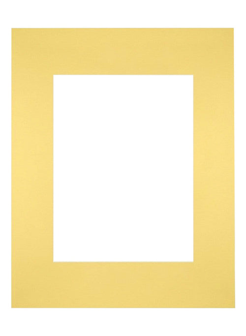 Passe Partout 24x30cm Karton Geel Rand Recht Voorzijde | Yourdecoration.be