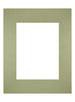 Passe Partout 24x30cm Karton Mintgroen Rand Recht Voorzijde | Yourdecoration.be