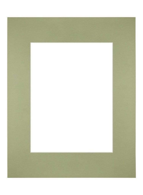 Passe Partout 28x35cm Karton Mintgroen Rand Recht Voorzijde | Yourdecoration.be