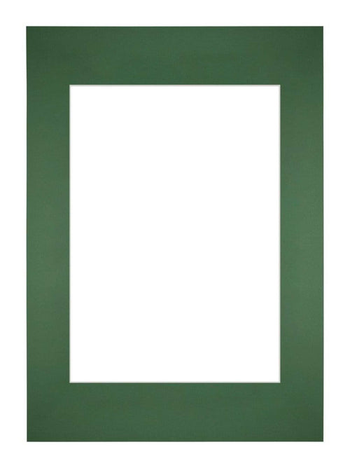 Passe Partout 29,7x42cm A3/A4 Karton Groen Bos Rand Recht   Voorzijde | Yourdecoration.be