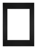 Passe Partout 29,7x42cm A3/A4 Karton Zwart Rand Recht Voorzijde | Yourdecoration.be