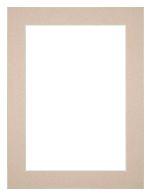 Passe Partout 45x60cm Karton Beige Rand 4cm Recht Voorzijde | Yourdecoration.be