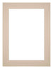 Passe Partout 45x60cm Karton Beige Rand 4cm Recht Voorzijde | Yourdecoration.be
