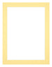Passe Partout 60x80cm Karton Geel Rand 3cm Recht Voorzijde | Yourdecoration.be