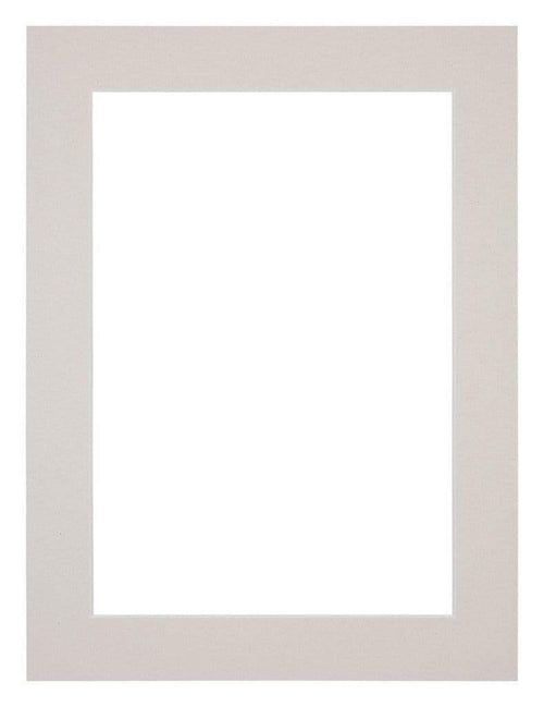 Passe Partout 45x60cm Karton Grijs Graniet Rand 4cm Recht Voorzijde | Yourdecoration.be