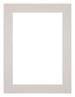 Passe Partout 45x60cm Karton Grijs Graniet Rand 4cm Recht Voorzijde | Yourdecoration.be