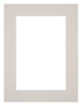 Passe Partout 60x80cm Karton Grijs Graniet Rand 5cm Recht Voorzijde | Yourdecoration.be