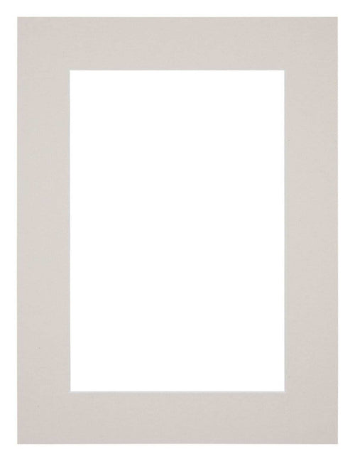Passe Partout 18x24cm Karton Grijs Graniet Rand 5cm Recht Voorzijde | Yourdecoration.be