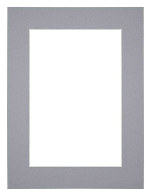 Passe Partout 60x80cm Karton Grijs Rand 5cm Recht Voorzijde | Yourdecoration.be