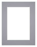 Passe Partout 60x80cm Karton Grijs Rand 5cm Recht Voorzijde | Yourdecoration.be