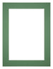 Passe Partout 45x60cm Karton Groen Bos Rand 4cm Recht Voorzijde | Yourdecoration.be