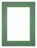 Passe Partout 45x60cm Karton Groen Bos Rand 5cm Recht Voorzijde | Yourdecoration.be