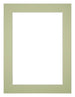 Passe Partout 45x60cm Karton Mintgroen Rand 4cm Recht Voorzijde | Yourdecoration.be