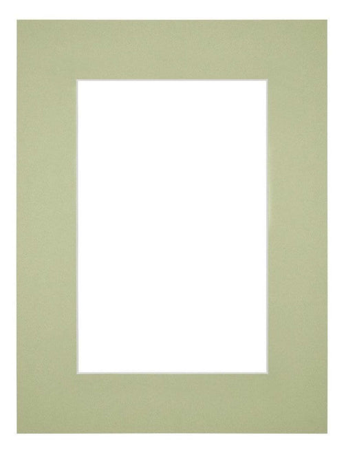 Passe Partout 45x60cm Karton Mintgroen Rand 6cm Recht Voorzijde | Yourdecoration.be