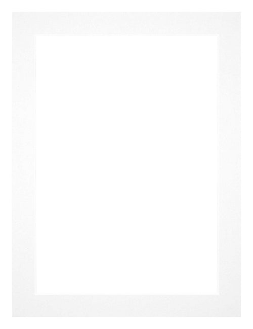 Passe Partout 60x80cm Karton Wit Rand 3cm Recht Voorzijde | Yourdecoration.be