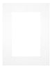 Passe Partout 45x60cm Karton Wit Rand 6cm Recht Voorzijde | Yourdecoration.be