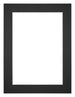 Passe Partout 45x60cm Karton Zwart Rand 4cm Recht Voorzijde | Yourdecoration.be
