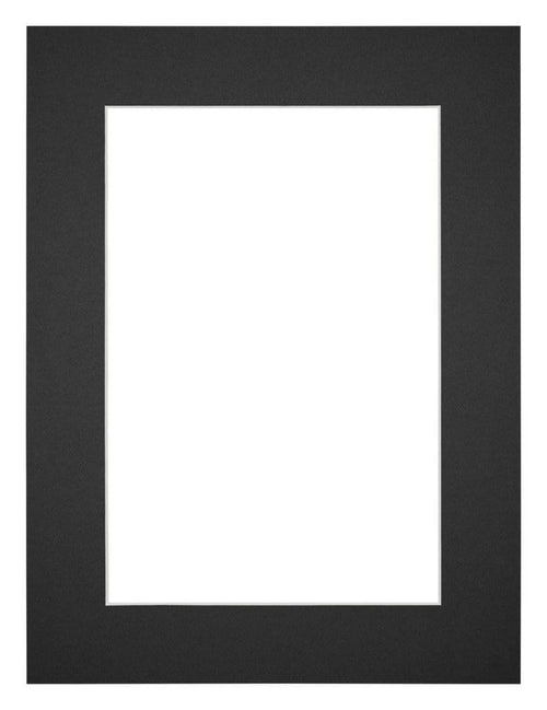 Passe Partout 60x80cm Karton Zwart Rand 5cm Recht Voorzijde | Yourdecoration.be