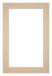 Passe Partout 20x30cm Karton Beige Rand 4cm Recht Voorzijde | Yourdecoration.be