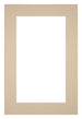 Passe Partout 62x93cm Karton Beige Rand 5cm Recht Voorzijde | Yourdecoration.be