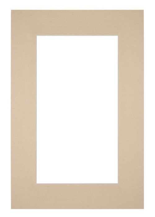 Passe Partout 62x93cm Karton Beige Rand 6cm Recht Voorzijde | Yourdecoration.be