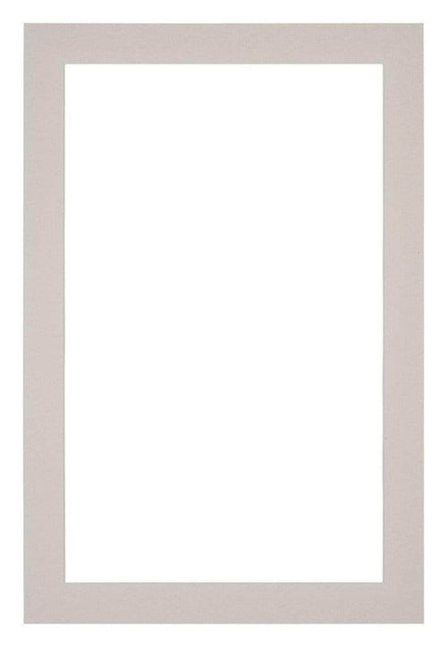 Passe Partout 60x90cm Karton Grijs Graniet Rand 3cm Recht Voorzijde | Yourdecoration.be