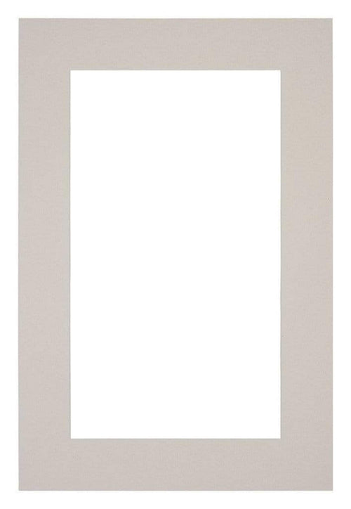 Passe Partout 60x90cm Karton Grijs Graniet Rand 5cm Recht Voorzijde | Yourdecoration.be