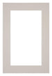 Passe Partout 60x90cm Karton Grijs Graniet Rand 5cm Recht Voorzijde | Yourdecoration.be