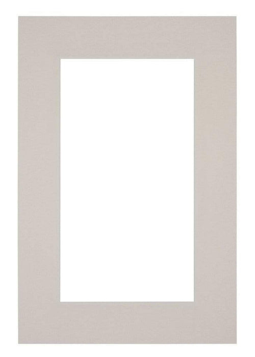 Passe Partout 61x91,5cm Karton Grijs Graniet Rand 6cm Recht Voorzijde | Yourdecoration.be