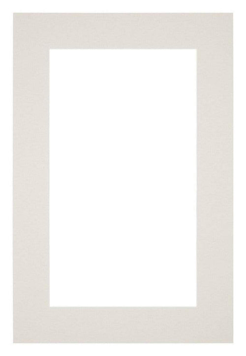 Passe Partout 62x93cm Karton Lichtgrijs Rand 5cm Recht Voorzijde | Yourdecoration.be
