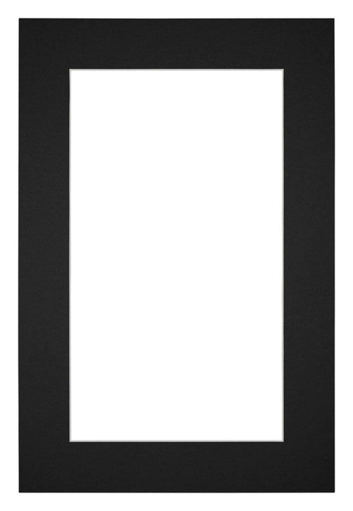 Passe Partout 62x93cm Karton Zwart Rand 5cm Recht Voorzijde | Yourdecoration.be