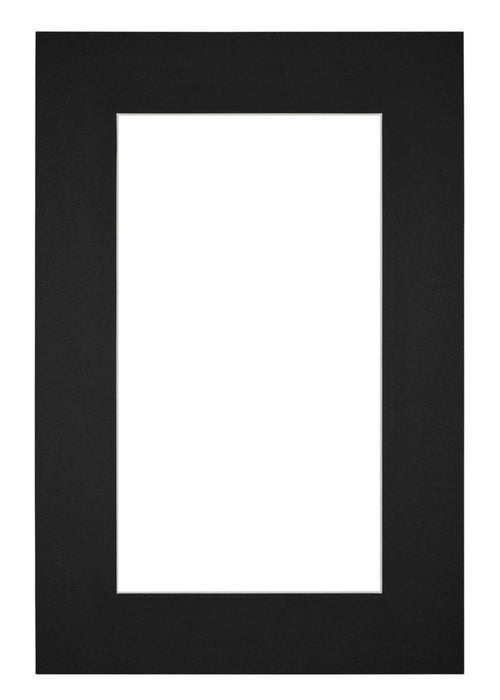 Passe Partout 62x93cm Karton Zwart Rand 6cm Recht Voorzijde | Yourdecoration.be