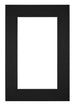 Passe Partout 62x93cm Karton Zwart Rand 6cm Recht Voorzijde | Yourdecoration.be