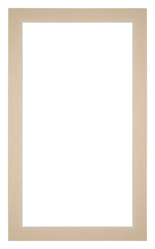 Passe Partout 30x50cm Karton Beige Rand 3cm Recht Voorzijde | Yourdecoration.be