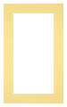 Passe Partout 30x50cm Karton Geel Rand 5cm Recht Voorzijde | Yourdecoration.be