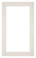 Passe Partout 30x50cm Karton Lichtgrijs Rand 4cm Recht Voorzijde | Yourdecoration.be