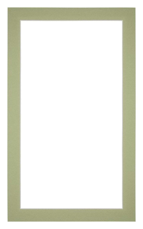 Passe Partout 30x50cm Karton Mintgroen Rand 3cm Recht Voorzijde | Yourdecoration.be